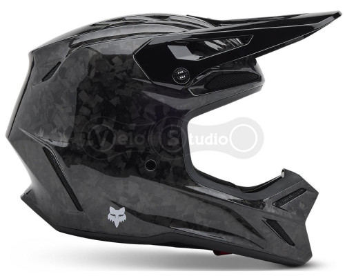 Мотошолом FOX V3 RS Mips Helmet - Solid [Black], XXL