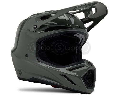 Мотошолом FOX V3 RS Mips Helmet - Solid [Dark Stone], M