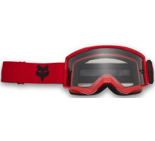 Детская маска FOX YTH Main Goggles - Core [Flo Red], Clear Lens