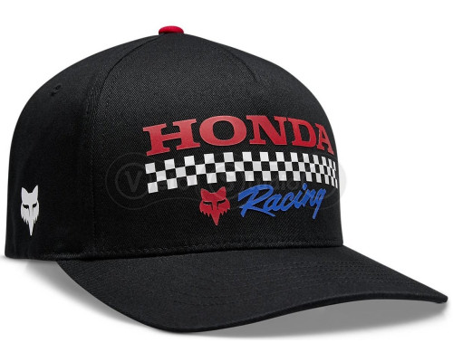 Кепка FOX HONDA FlexFit® Hat [Black], S/M