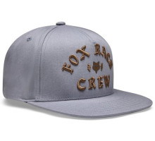 Кепка FOX RACE CREW SnapBack Hat [Steel Gray], One Size