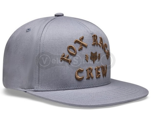 Кепка FOX RACE CREW SnapBack Hat [Steel Gray], One Size