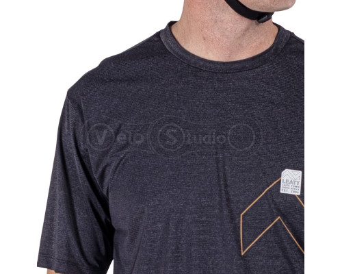 Джерси LEATT MTB 1.0 Trail X-Flow Jersey [Black], M