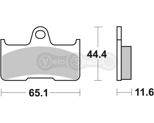 Тормозные колодки SBS 799RSI Racing Brake Pads, EVO Sinter/Sinter