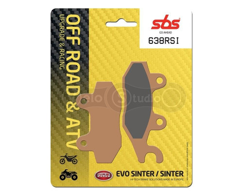 Тормозные колодки SBS 638RSI Racing Brake Pads, EVO Sinter/Sinter