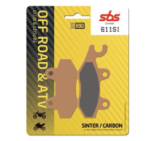 Тормозные колодки SBS 611SI Sport Brake Pads, Sinter/Carbon