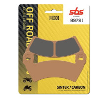 Тормозные колодки SBS 897SI Sport Brake Pads, Sinter/Carbon