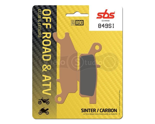 Колодки гальмівні SBS 849SI Sport Brake Pads, Sinter/Carbon