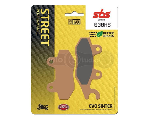 Тормозные колодки SBS 638HS Performance Front Brake Pads, Sinter