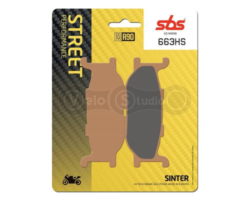 Тормозные колодки SBS 663HS Performance Front Brake Pads, Sinter