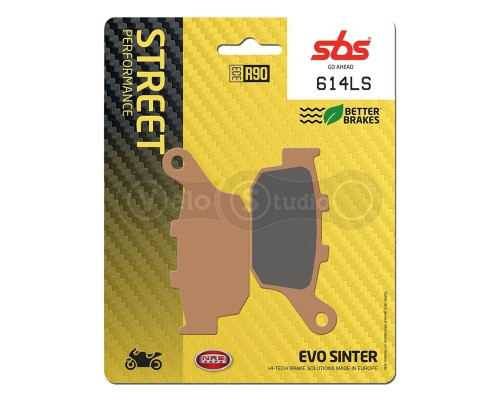 Тормозные колодки SBS 614LS Performance Rear Brake Pads, Sinter
