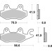 Тормозные колодки SBS 638LS Performance Rear Brake Pads, Sinter