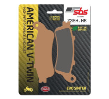 Тормозные колодки SBS 735H.HS High Performance Front Brake Pads, EVO Sinter