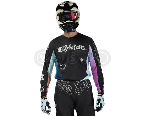 Джерси FOX 180 Jersey Long - Hello Future [Black], M