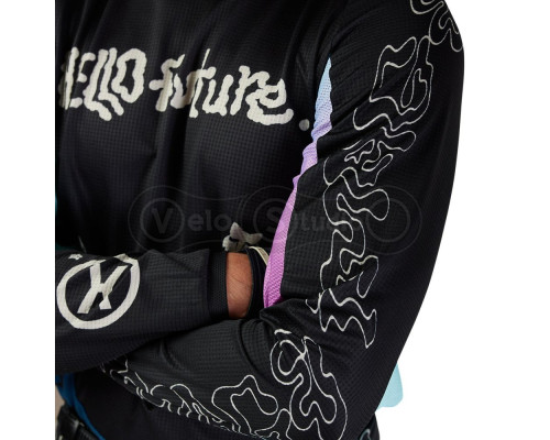 Джерси FOX 180 Jersey Long - Hello Future [Black], M