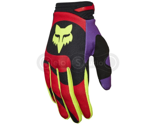 Рукавички FOX 180 Glove - EMOTION [Flo Red], L (10)