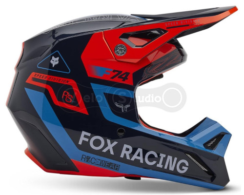 Мотошолом FOX V1 Mips Helmet - Race Spec [Midnight], XXL