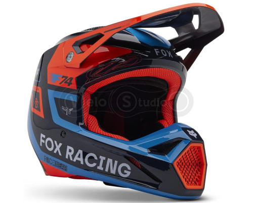 Мотошолом FOX V1 Mips Helmet - Race Spec [Midnight], XXL