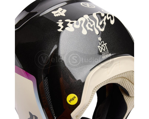 Мотошолом FOX V1 Helmet Mips - Hello Future [Black], XXL