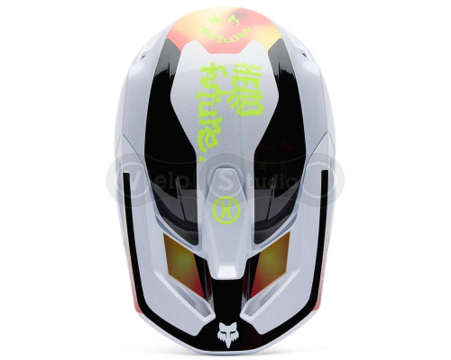 Мотошолом FOX V1 Helmet Mips - Hello Future [White], XS