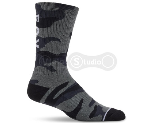 Носки FOX Crew Sock - CAMO [Black], L/XL (EU43-45)