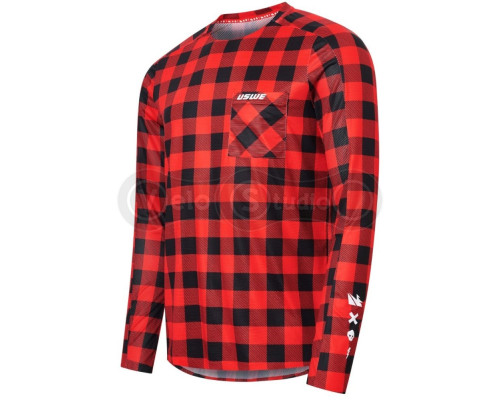Джерси USWE Flannel Jersey [Flame Red], M