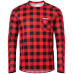 Джерси USWE Flannel Jersey [Flame Red], M