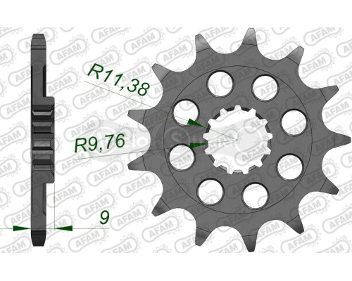 Передняя звезда AFAM 520 Sprocket 22311 - Suzuki, 13z