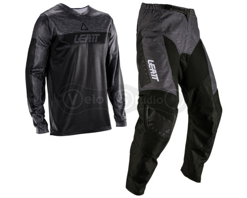 Детский мотокостюм LEATT Ride Kit 3.5 Junior [Stealth1], 24/Medium