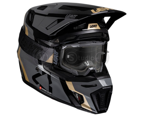 Мотошолом LEATT Moto 8.5 Helmet+Goggle [Black], M