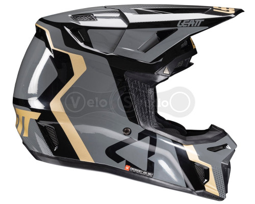 Мотошолом LEATT Moto 8.5 Helmet+Goggle [Black], M