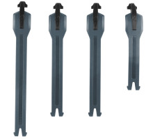 LEATT Strap kit 4.5 Boot [Graphene], No Size