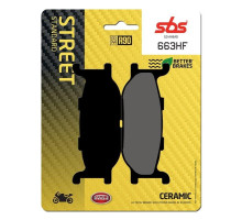Колодки гальмівні SBS 663HF Standard Brake Pads, Ceramic