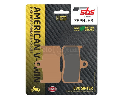 Тормозные колодки SBS 782H.HS High Performance Front Brake Pads, EVO Sinter