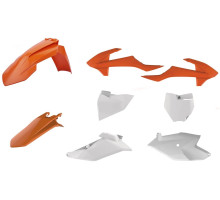 Пластик Polisport MX kit - KTM 85 (18-) [Orange/White], KTM Mini