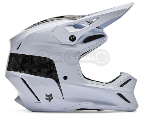 Мотошлем FOX V3 RS Mips Integra Helmet - FRACTURE [White], M