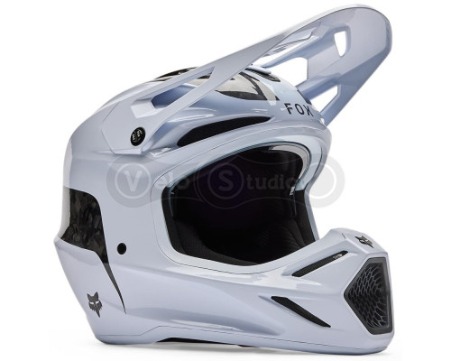 Мотошлем FOX V3 RS Mips Integra Helmet - FRACTURE [White], M