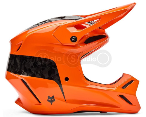 Мотошолом FOX V3 RS Mips Helmet - FRACTURE [Flo Orange], L