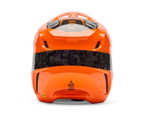 Мотошолом FOX V3 RS Mips Helmet - FRACTURE [Flo Orange], L
