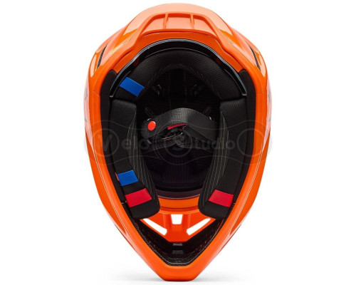 Мотошолом FOX V3 RS Mips Helmet - FRACTURE [Flo Orange], L