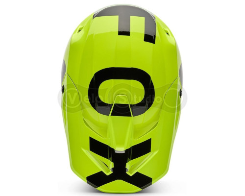 Мотошлем FOX V1 Mips Helmet - SHIELD [Flo Yellow], XXL