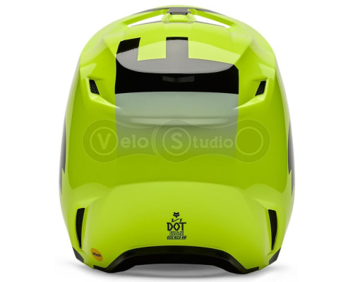 Мотошлем FOX V1 Mips Helmet - SHIELD [Flo Yellow], XXL