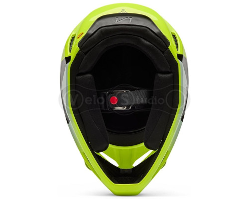 Мотошлем FOX V1 Mips Helmet - SHIELD [Flo Yellow], XXL