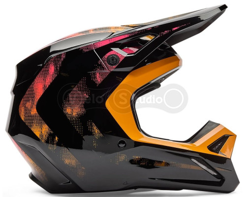 Мотошолом FOX V1 Mips Helmet - KAIROS [Tangerine], M