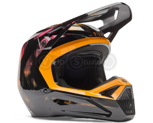 Мотошолом FOX V1 Mips Helmet - KAIROS [Tangerine], M
