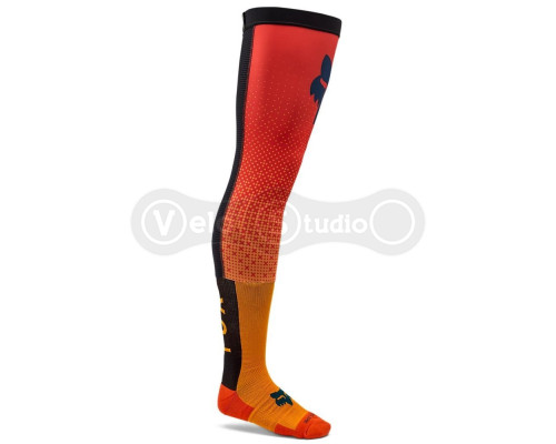 Шкарпетки FOX FLEXAIR Knee Brace Sock - FRACTURE [Tangerine], Medium