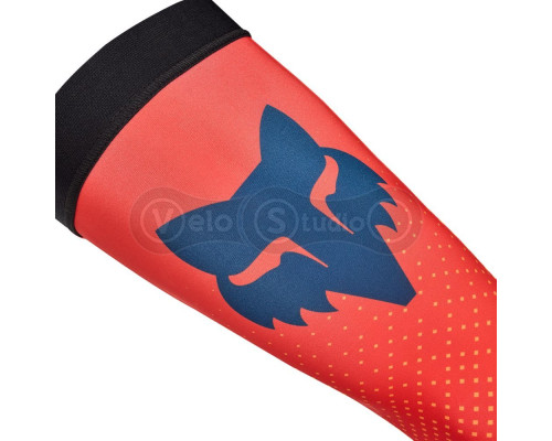 Шкарпетки FOX FLEXAIR Knee Brace Sock - FRACTURE [Tangerine], Medium