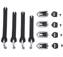 Застёжки к мотоботам FOX MOTION Strap Kit [Gum], No Size