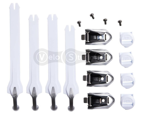 Застібки до мотоботів FOX INSTINCT 2.0 STRAP KIT [White], No Size