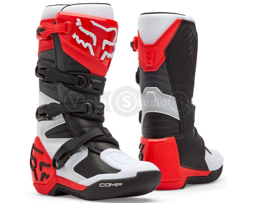 Детские мотоботы FOX COMP Youth Boot [Fluo Red], US1